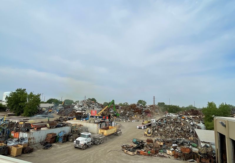 Belson Steel's Scrap Yard Near Dwight IL